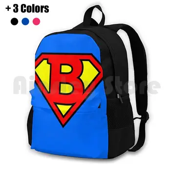 Буква B | Super Letter Vol.1 Рюкзак для пеших прогулок, спортивная сумка для верховой езды, скалолазания, комиксы, Супергерой, Супер Мама